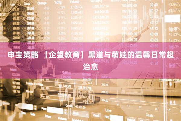 申宝策略 【企望教育】黑道与萌娃的温馨日常超治愈
